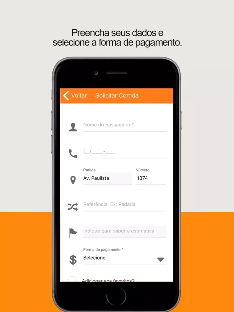 Zrzuty ekranu Limeira Rádio Táxi iPad 