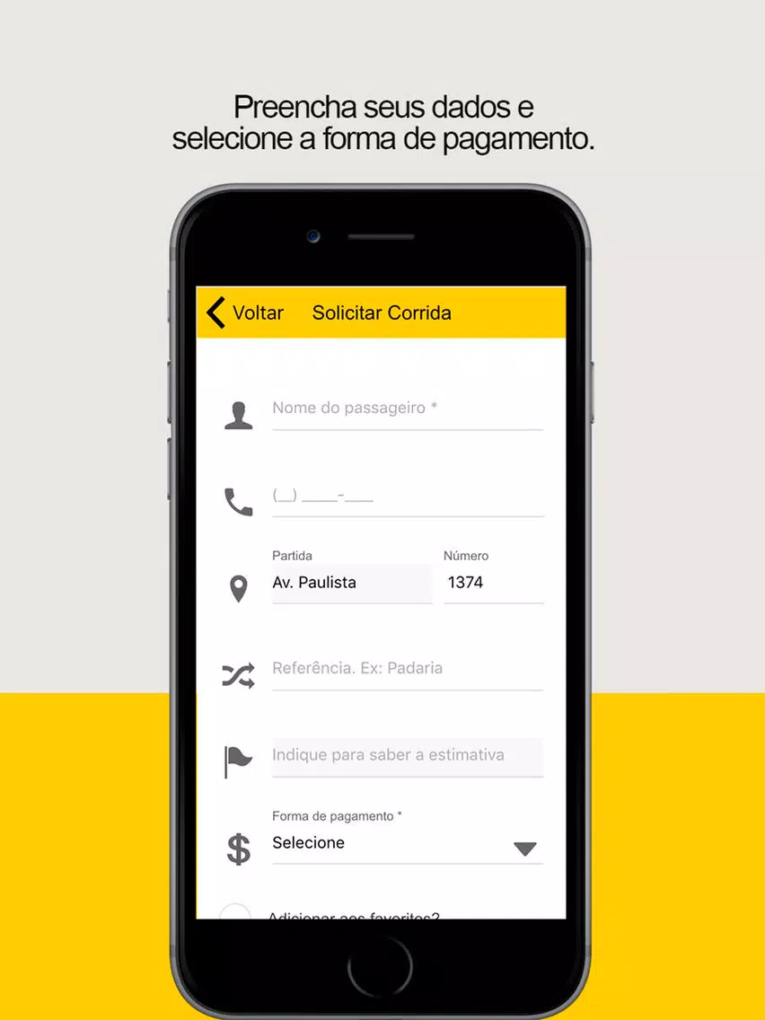 Taxi Smile Curitiba iPad  Screenshots