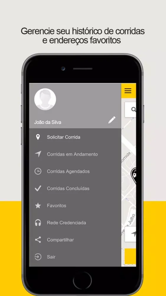 Capturas de tela do Taxi Smile Curitiba