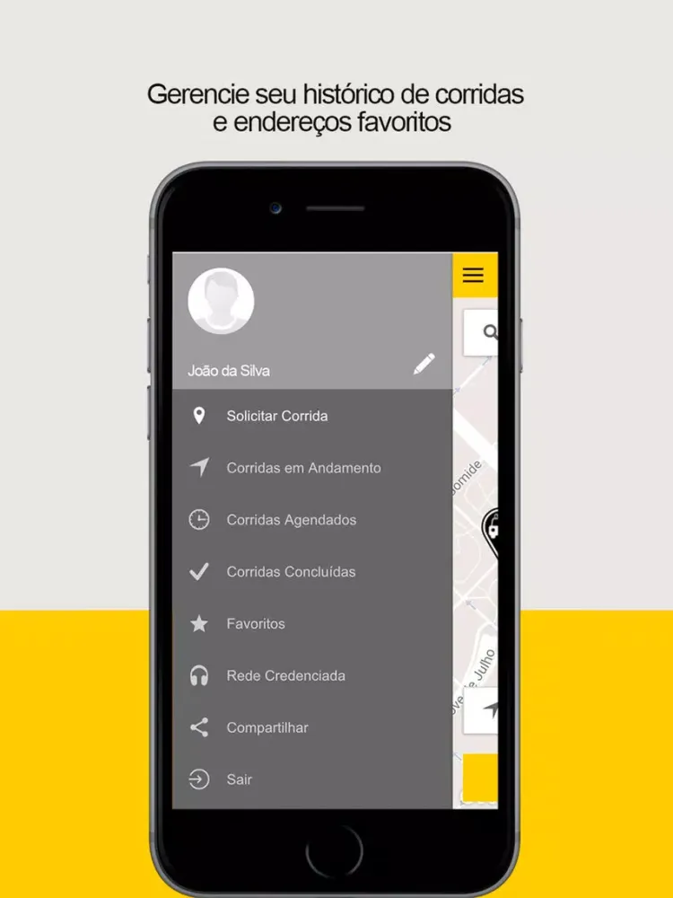 Taxi Preto Acessivel iPad  Screenshots