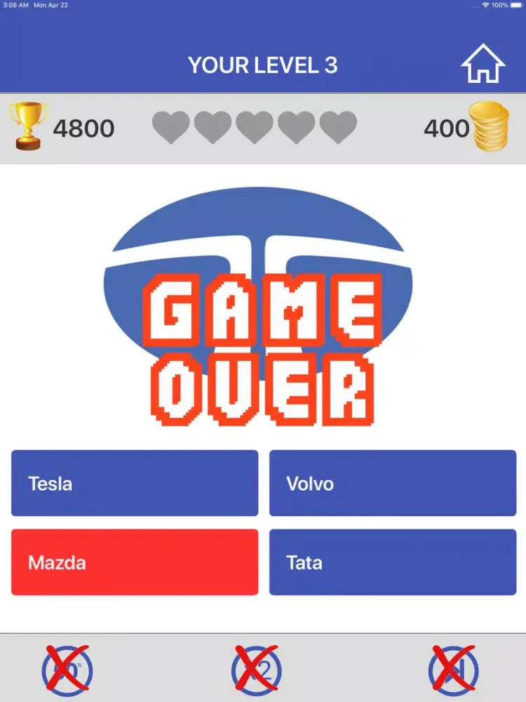 تصاویر Guess Car Logo Game iPad 
