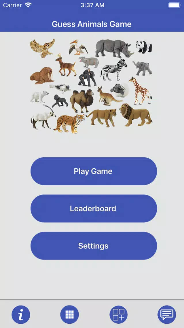 Guess Animals Quiz Game 스크린샷