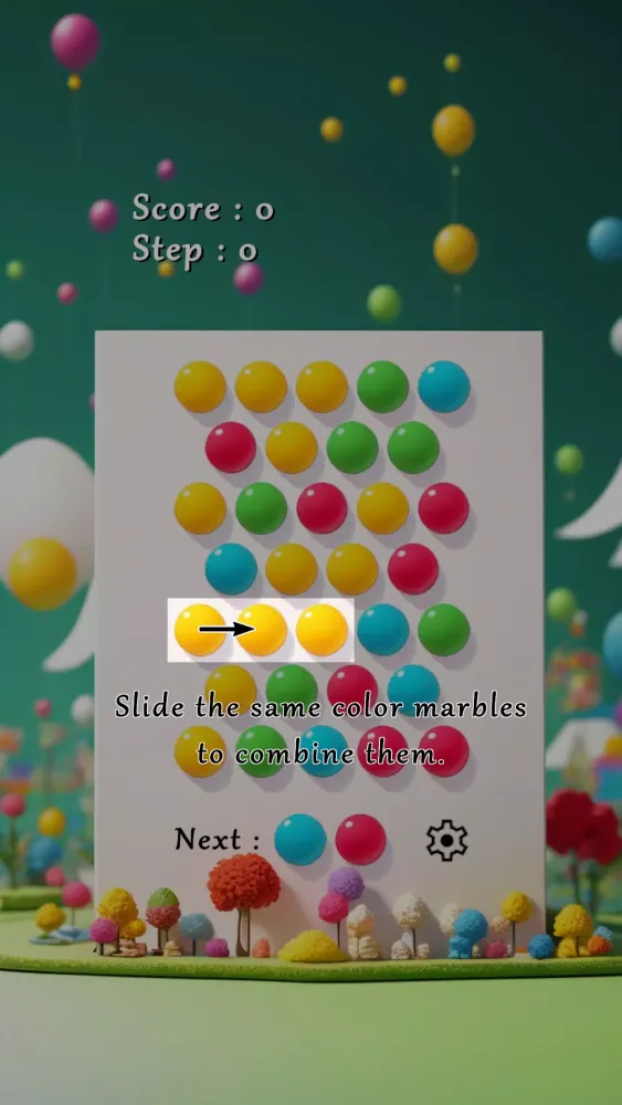 Capturas de tela do Marble Pop
