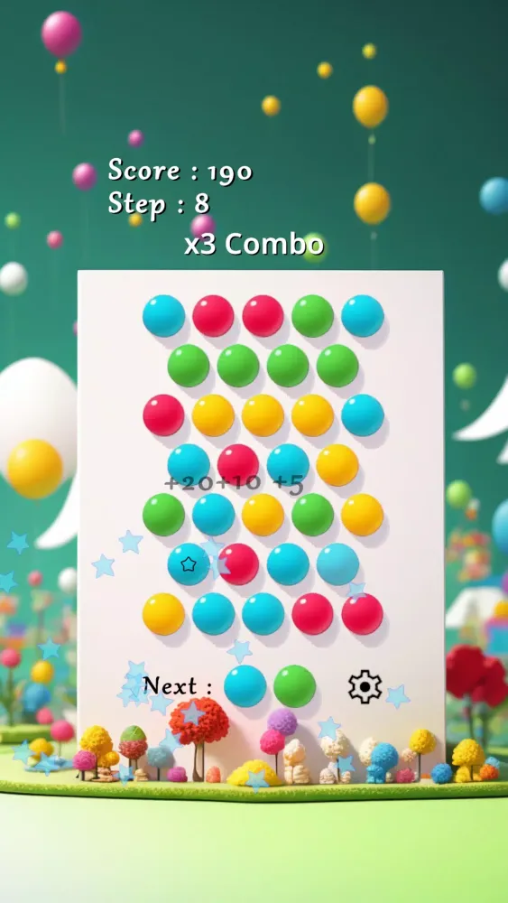 Capturas de tela do Marble Pop