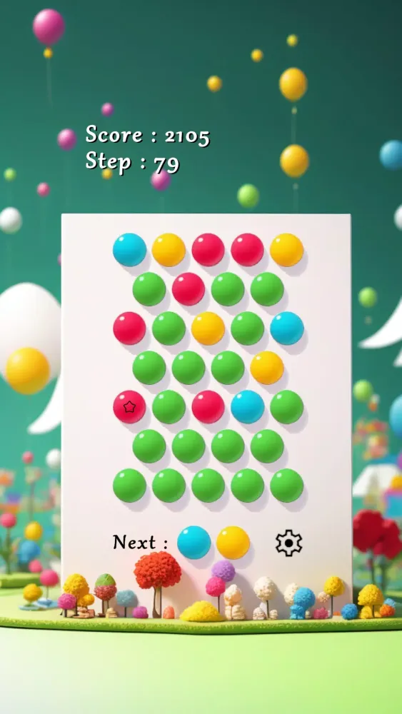 Capturas de tela do Marble Pop