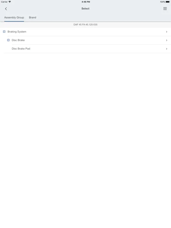 Fras-le iPad  Screenshots
