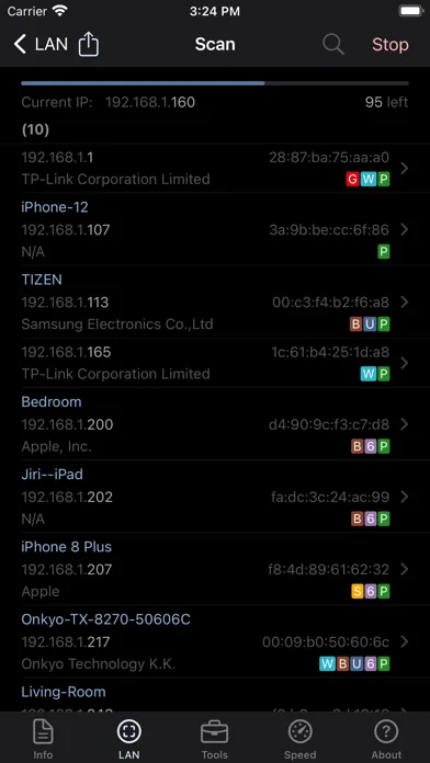 Network Analyzer Pro سکرین شاٹس