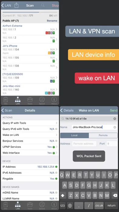 Network Analyzer Pro سکرین شاٹس