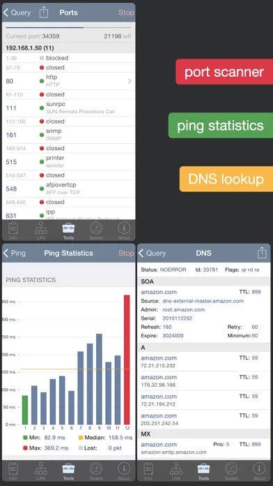 Network Analyzer Pro سکرین شاٹس