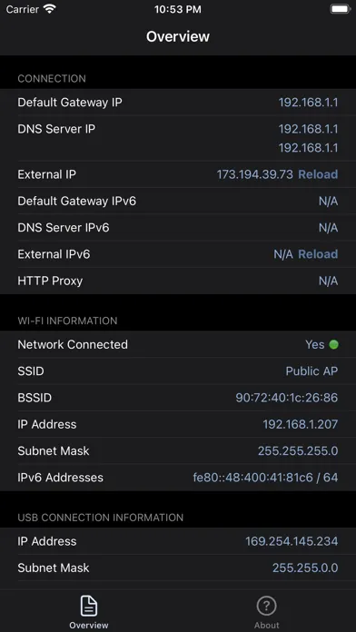 Tangkapan layar System Status: hw monitor