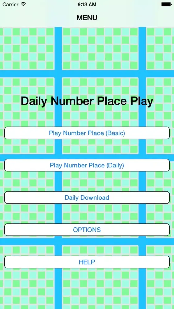 Ảnh chụp màn hình của Daily Number Place Play