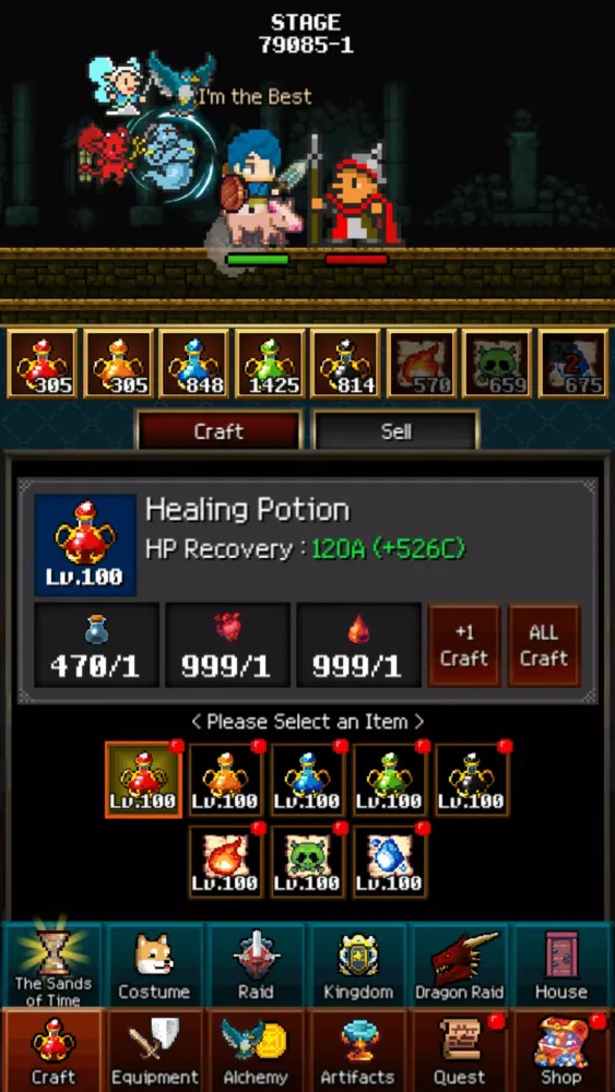 Скриншоты Dungeon & Alchemist Pixel RPG
