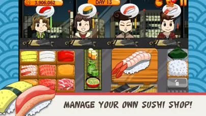 Capturas de tela do Sushi Friends - Girls Cooking