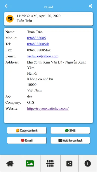 Screenshot di QRcode Scanner - Scan & create