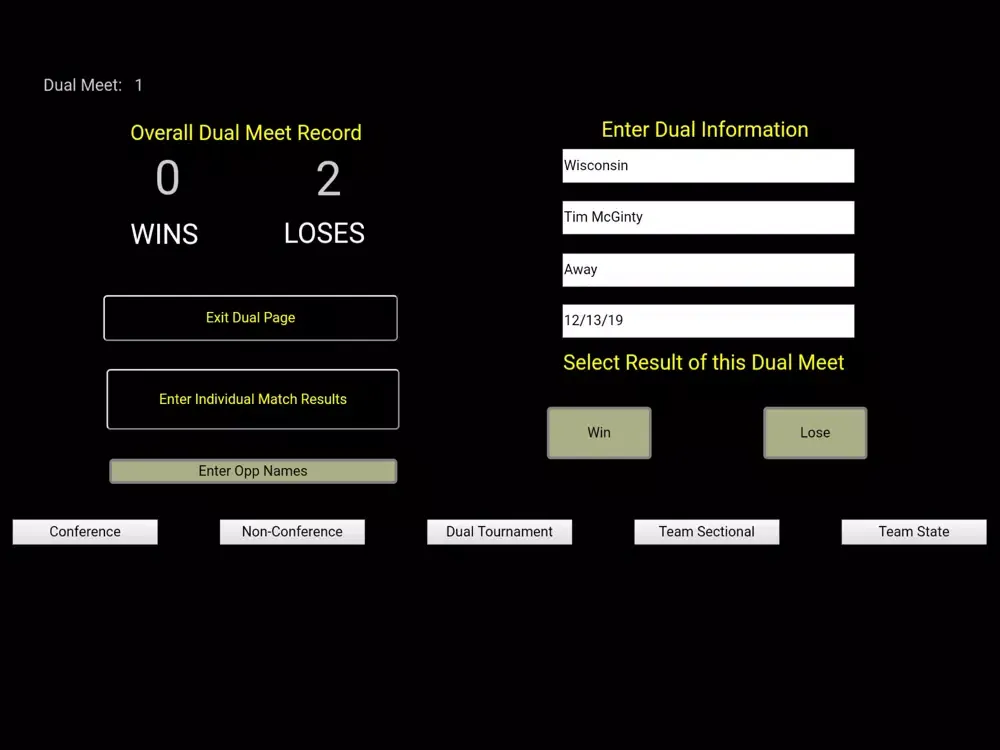 تصاویر Matside Team Stats iPad 