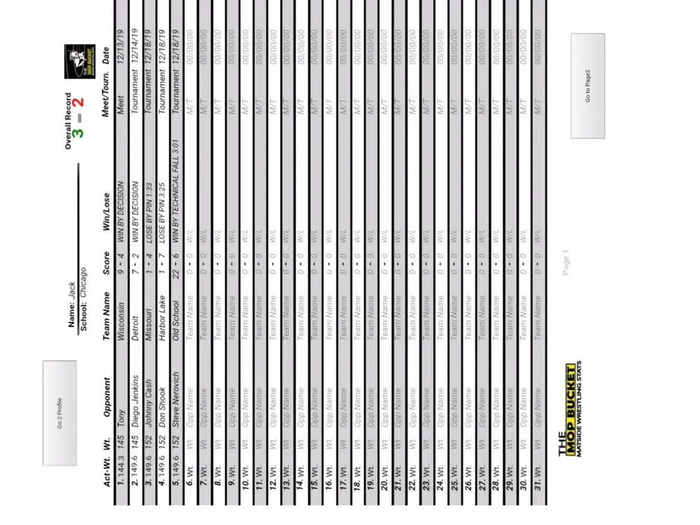 تصاویر Matside Team Stats iPad 