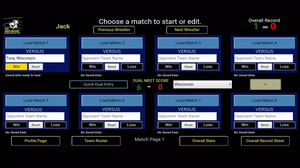 تصاویر Matside Team Stats