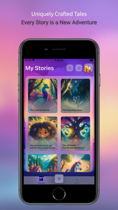 ภาพหน้าจอของ Artemis AI Bedtime Stories