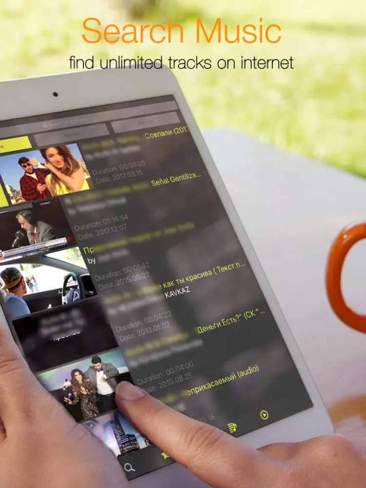 EYE - Music & Video iPad  Screenshots