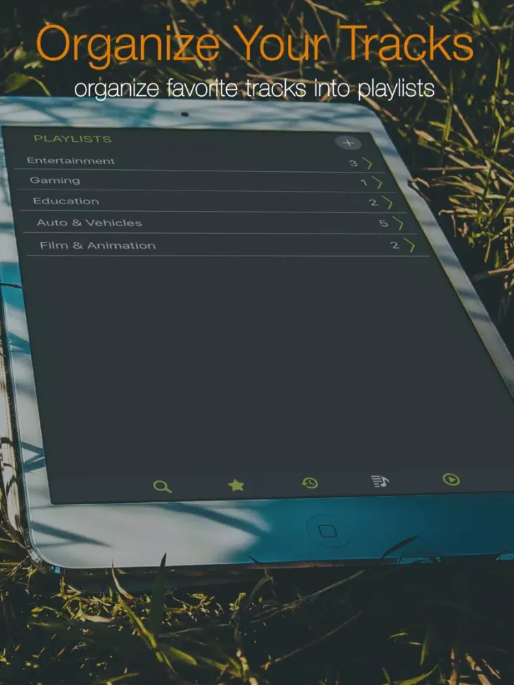 EYE - Music & Video iPad  Screenshots