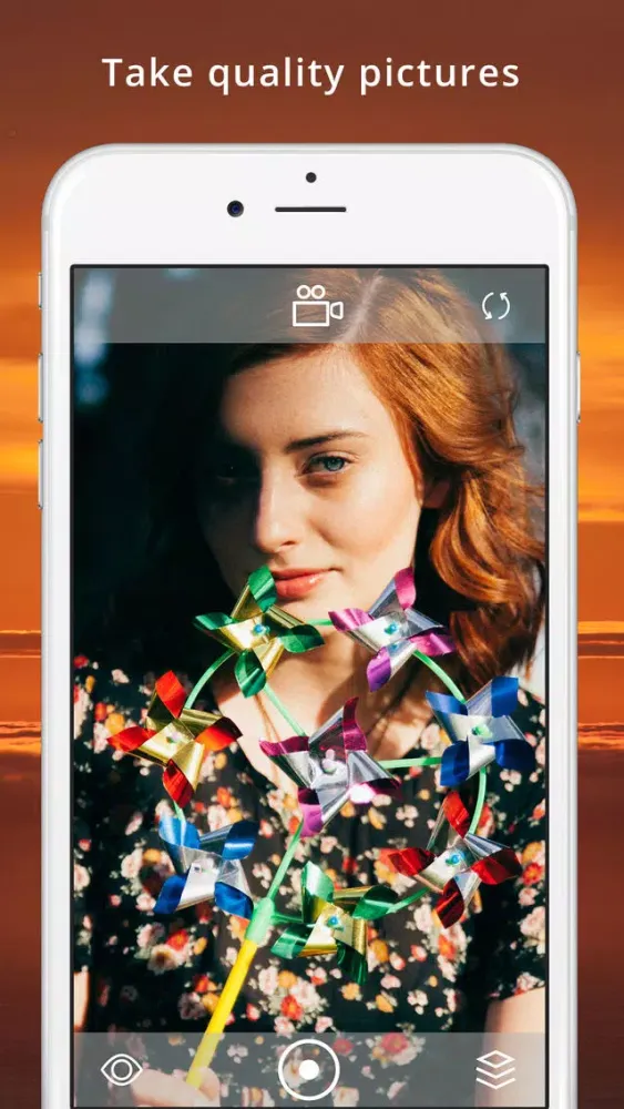 Tangkapan layar Satiricus - Free photo/video/audio effects live on camera!!!