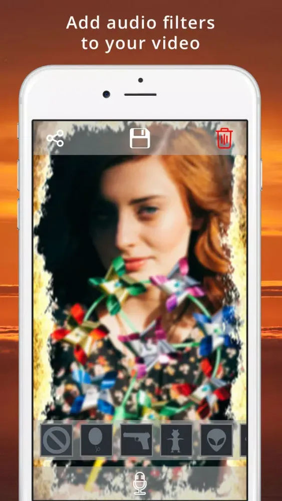 Tangkapan layar Satiricus - Free photo/video/audio effects live on camera!!!