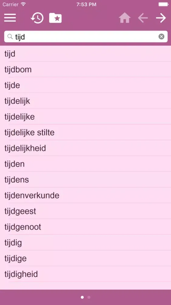 Italian Dutch dictionary स्क्रीनशॉट