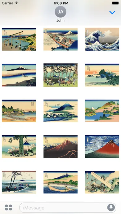 Tangkapan skrin Ukiyo-e Mount Fuji