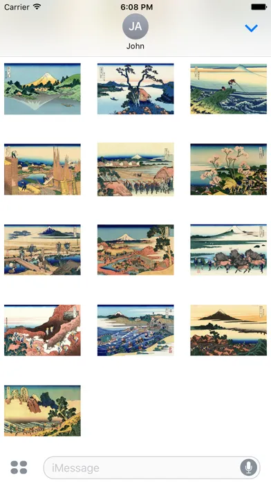 Tangkapan skrin Ukiyo-e Mount Fuji