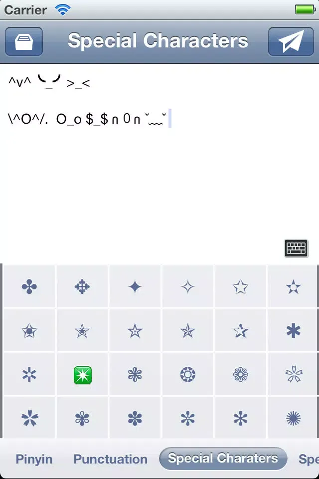 Capturas de pantalla de Special Characters FREE