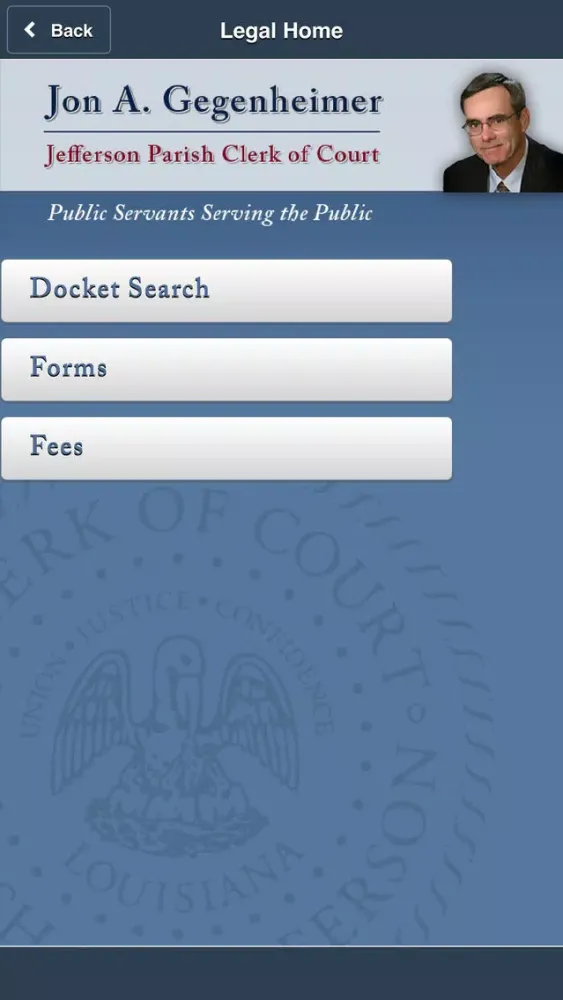تصاویر Jefferson Parish Clerk of Court Legal Toolbox