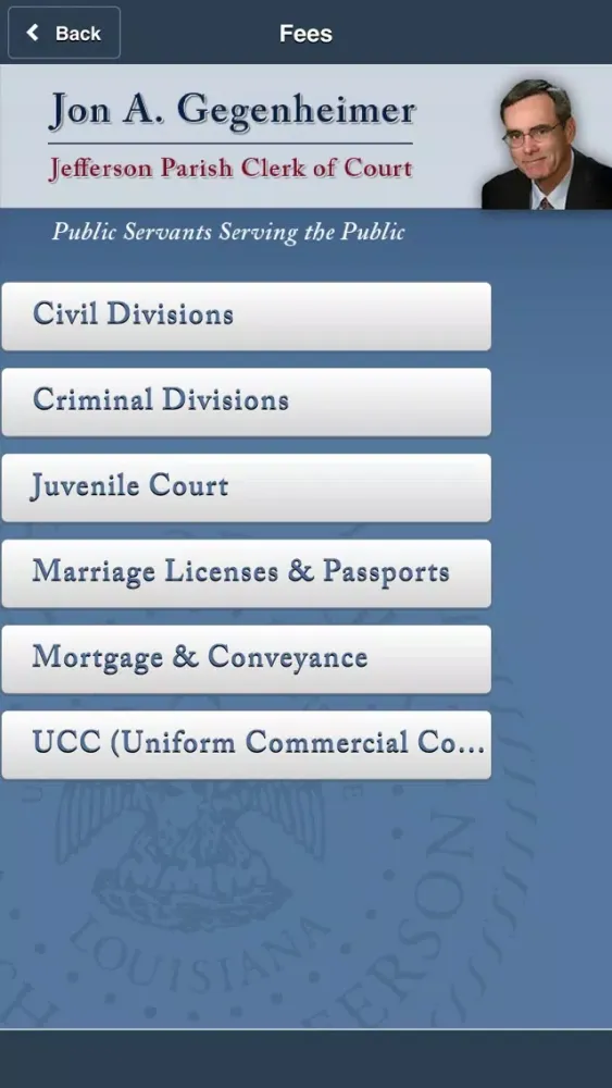 تصاویر Jefferson Parish Clerk of Court Legal Toolbox