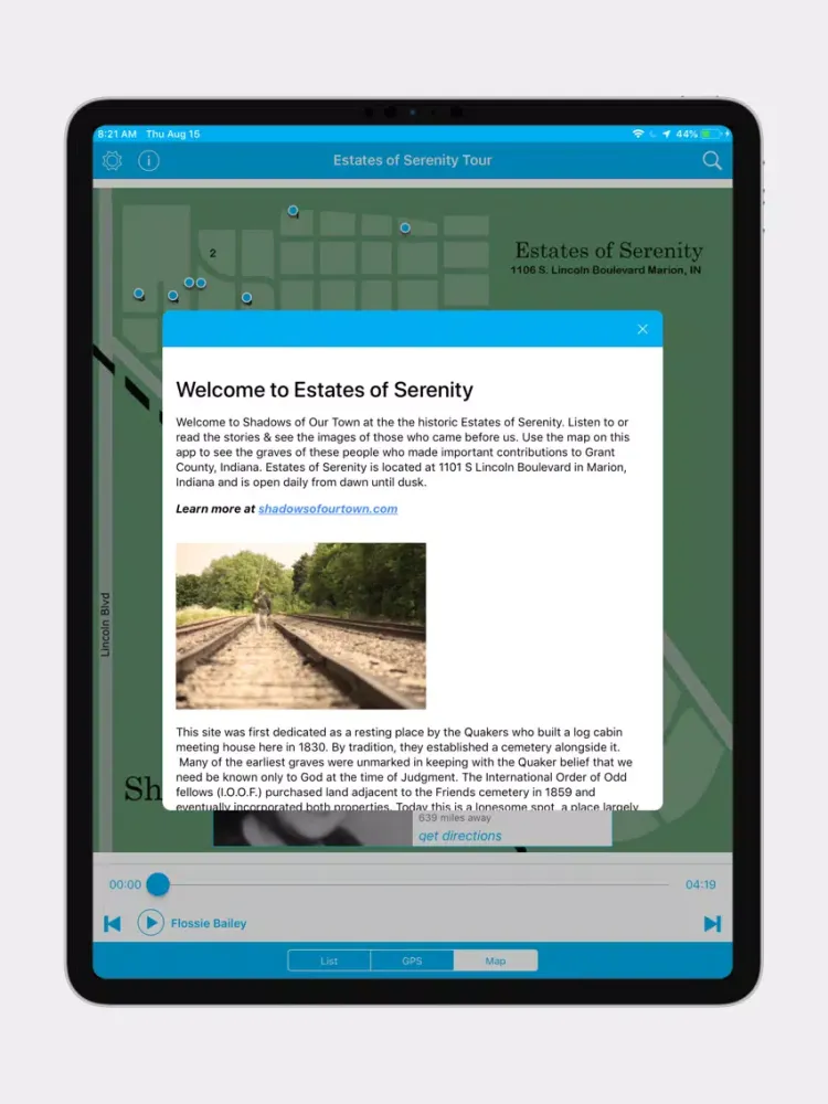 Estates of Serenity Tour iPad  स्क्रीनशॉट