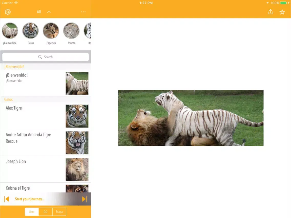 Grandes Felinos al Rescate iPad  سکرین شاٹس