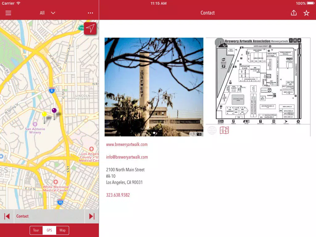 Capturas de tela do Brewery Artwalk iPad 