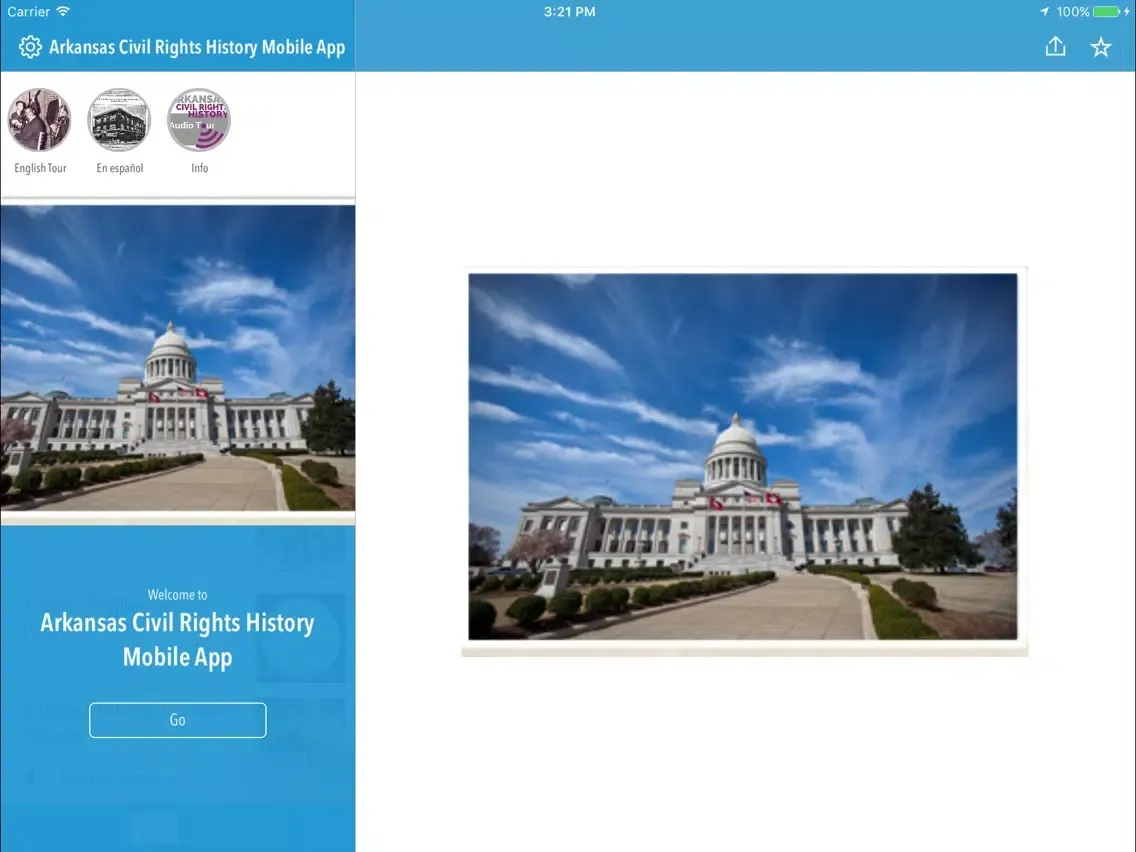 Arkansas Civil Rights History Mobile App iPad 应用截图