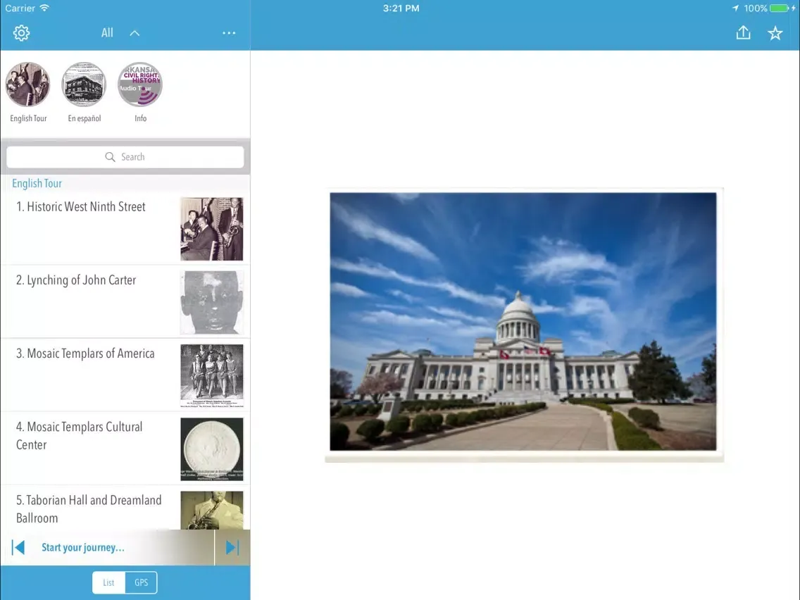 Arkansas Civil Rights History Mobile App iPad 应用截图
