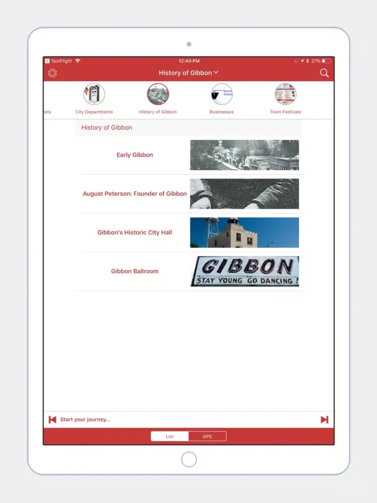 تصاویر City of Gibbon, MN iPad 