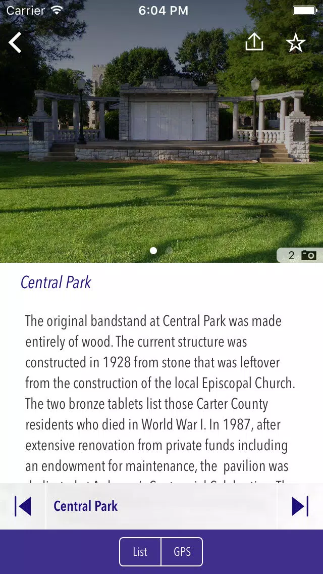 Ardmore Historic Walking Tour Screenshots