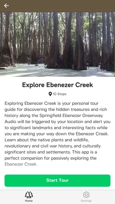Zrzuty ekranu Ebenezer Creek Tour