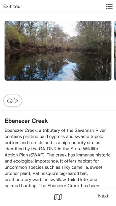 Zrzuty ekranu Ebenezer Creek Tour