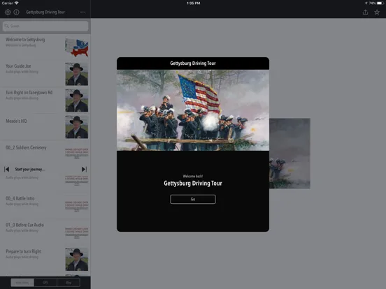 Gettysburg Driving Tour iPad  Ekran Görüntüleri