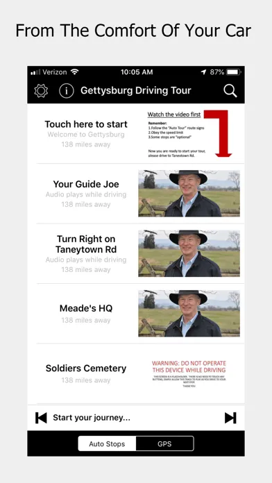 Gettysburg Driving Tour Ekran Görüntüleri