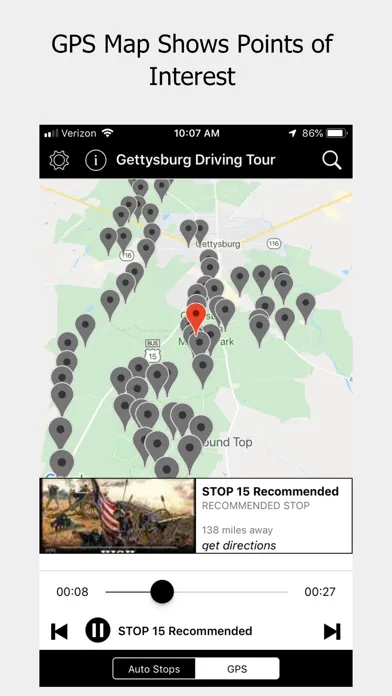 Gettysburg Driving Tour Ekran Görüntüleri