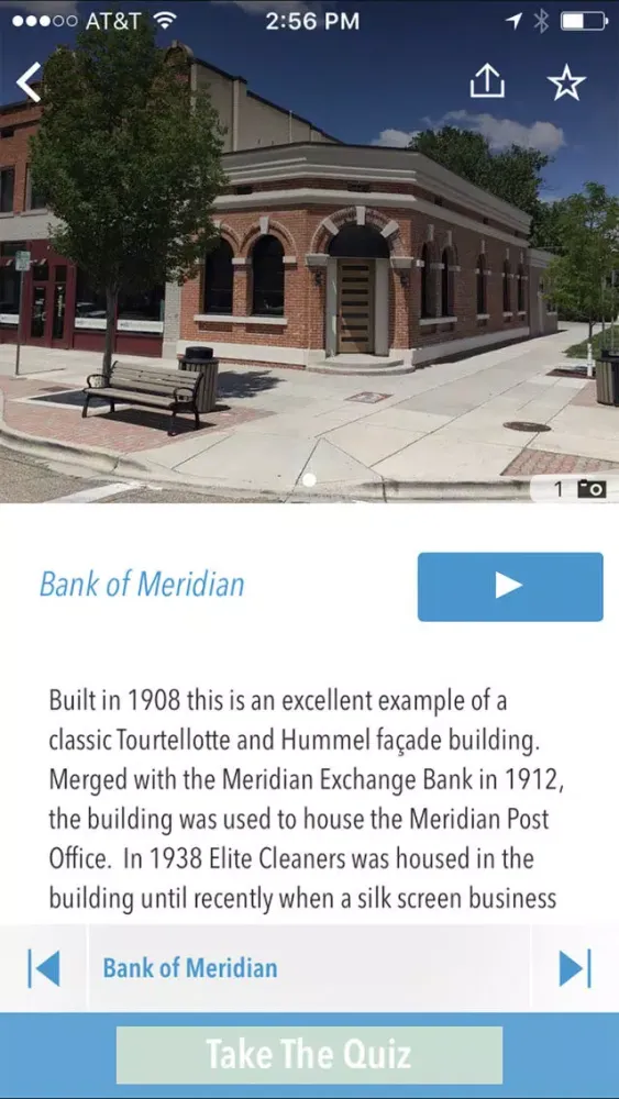 Meridian Historic Walking Tour Screenshots