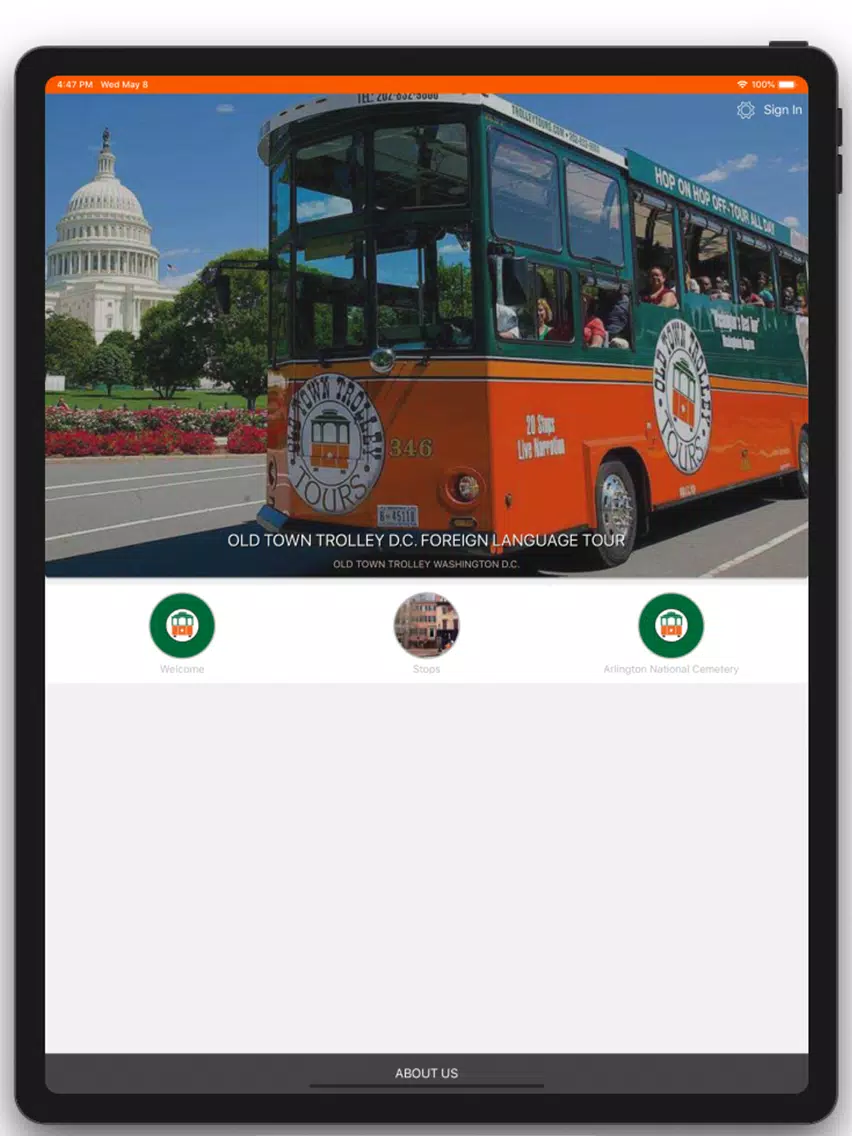 Old Town Trolley Tours D.C. iPad  স্ক্রিনশট