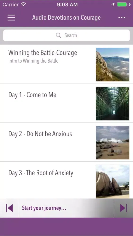 Audio Devotions on Courage應用截圖