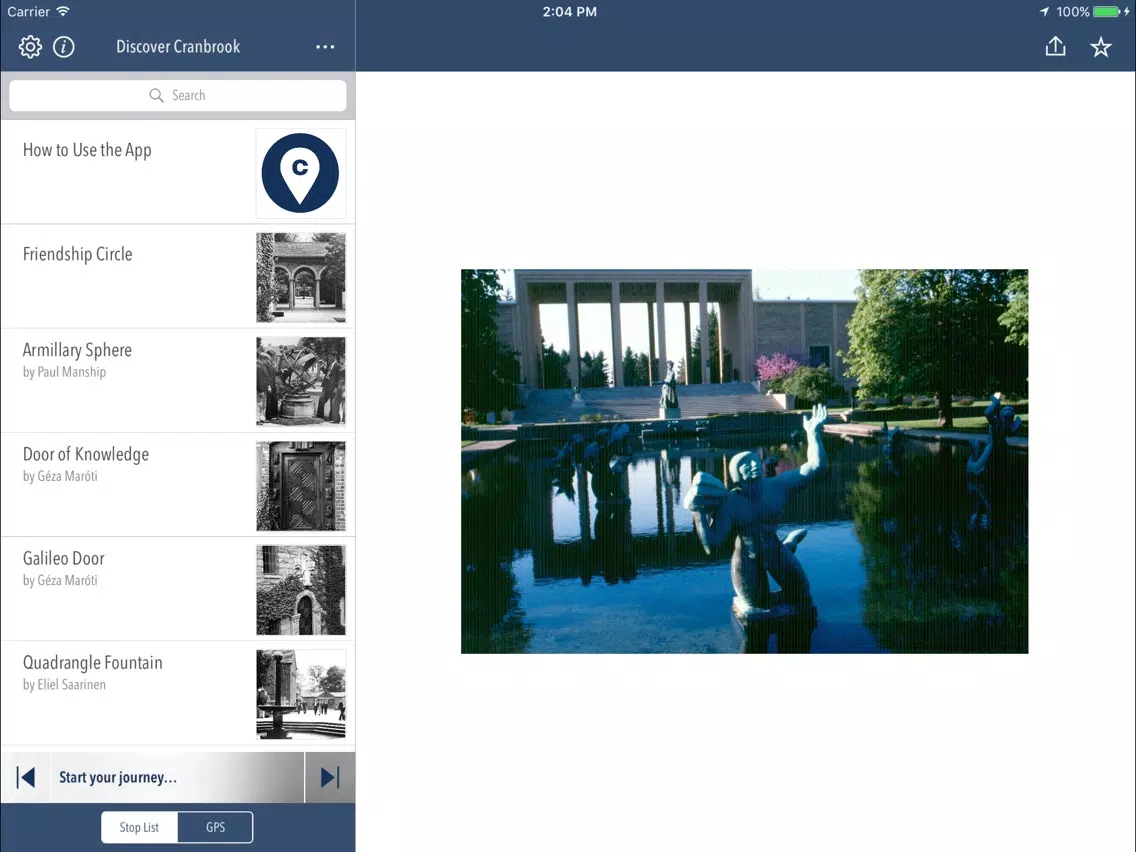 Discover Cranbrook iPad  স্ক্রিনশট