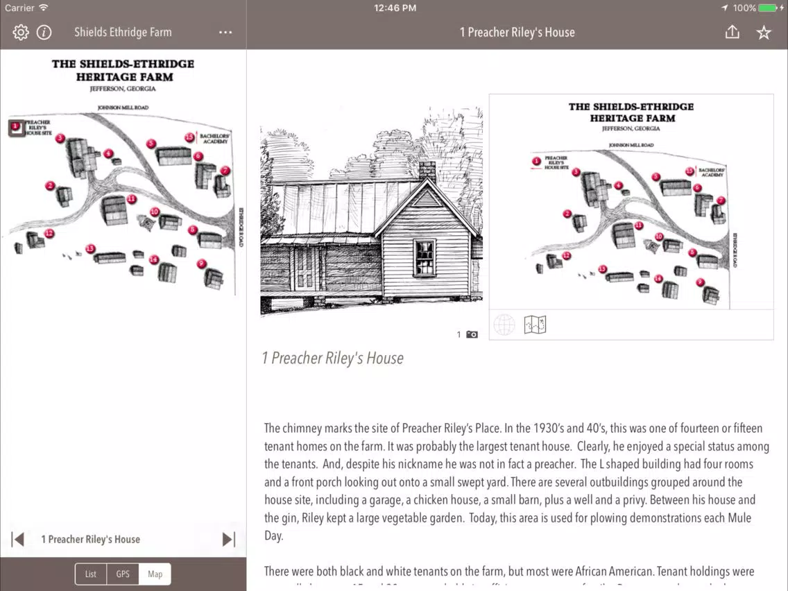 Screenshot di Shields-Ethridge Heritage Farm iPad 