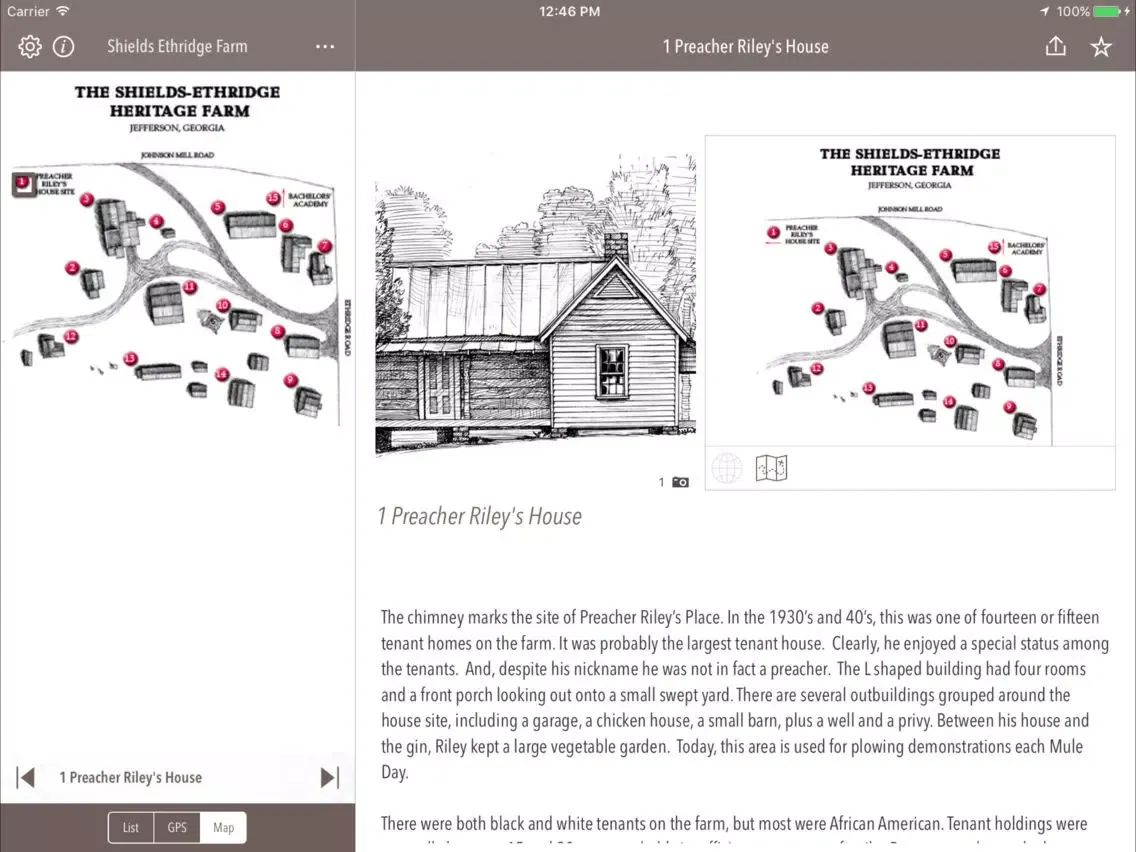 Shields-Ethridge Heritage Farm iPad  स्क्रीनशॉट